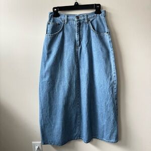 Honors Vintage Denim Maxi Skirt